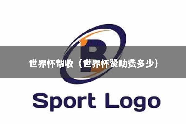 世界杯帮收（世界杯赞助费多少）